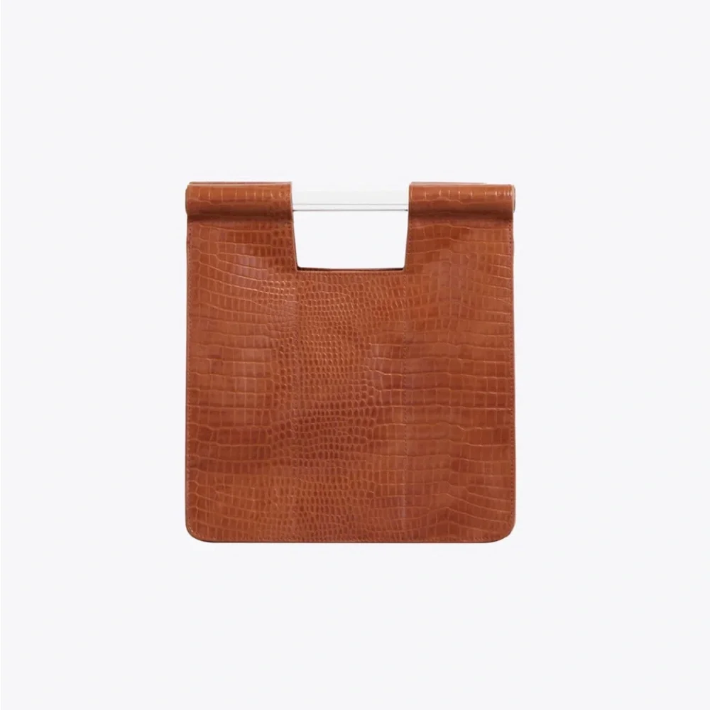 BNWT BEIS Crossbody in cognac croc - Picture 2 of 8